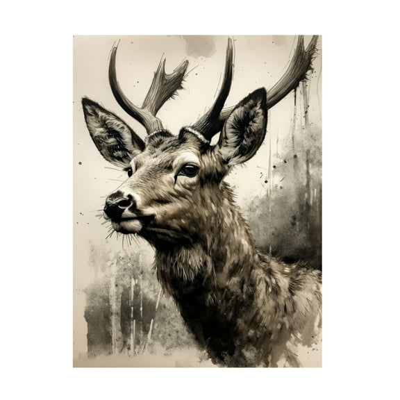 Canvas Wall Art - Sasha 'Mating Season' Wall Art for Living Room, Bedroom, or Office Décor by Trademark Fine Art - 14 x 19 Inches