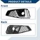 thumbnail image 4 of Cubierta de luz antiniebla Unique Bargains No.8WD807682J para Audi A4 B9 S-Line S4, delantero izquierdo y derecho, ABS, 1 par, 4 of 7