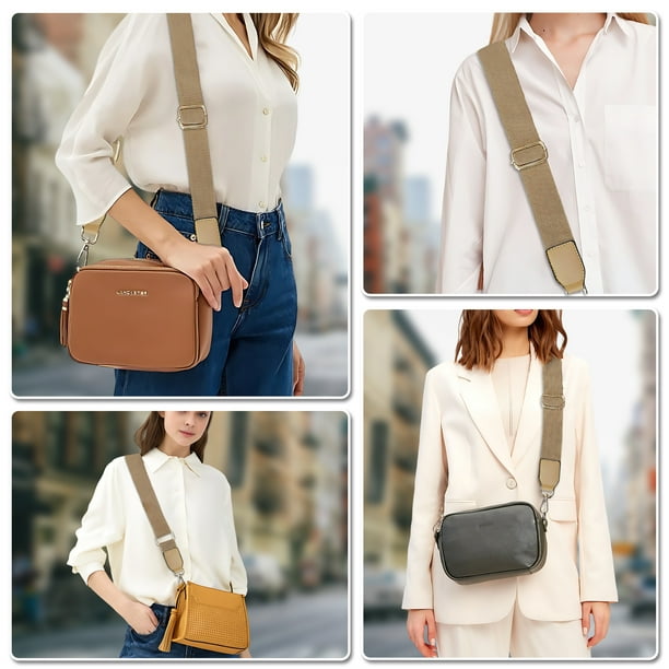 Khaki bag strap sale