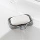 thumbnail image 5 of Self Draining Soap Bar Holder Silicone Kitchen Sink Soap Dish Tray Counter Organizer L Black, 5 of 5