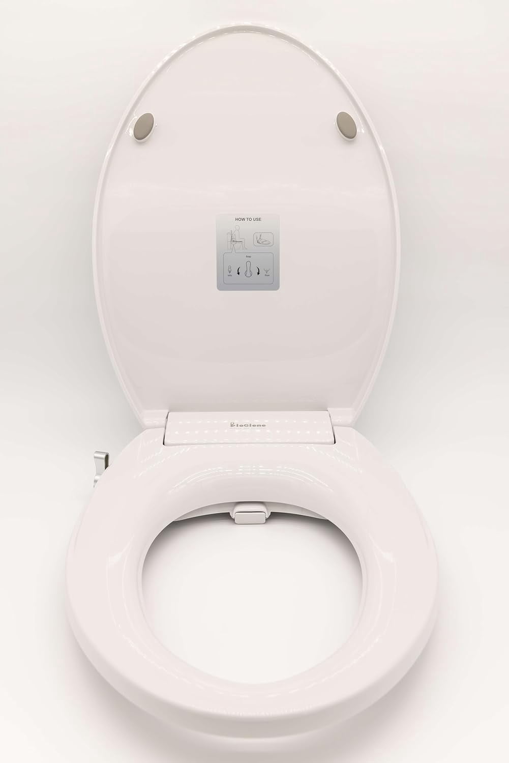 Biogiene Toilet Bidet Seat Elongated Non Electric BG3100NEE