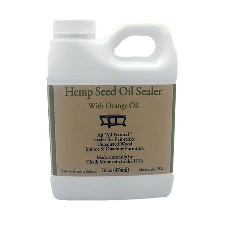 Hemp Seed Oil Furniture Sealer - Seals and Protects Chalk, and Milk Paint, Furniture, Wood, and much much More! (Best Paint For Wood Furniture)