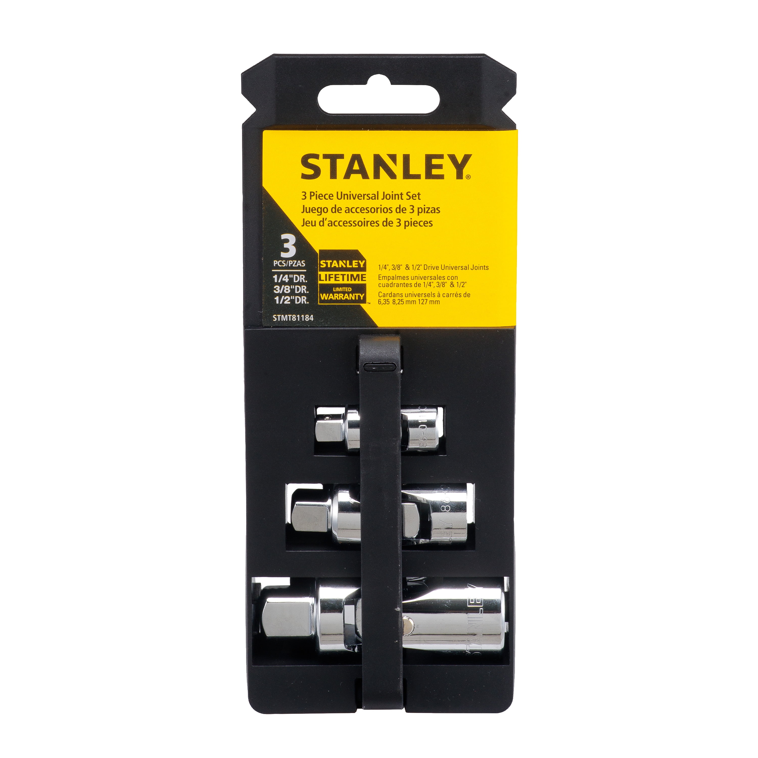 STANLEY STMT81184 3Piece Universal Joint Adapter
