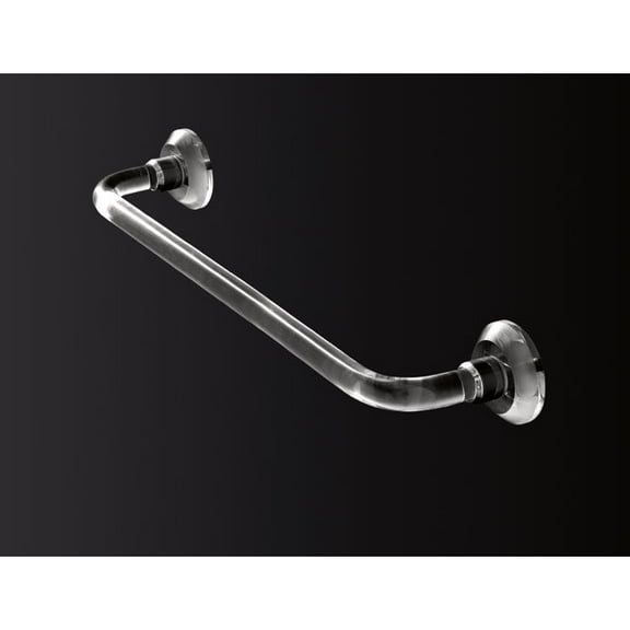 Nameeks L107/C Toscanaluce 14" Wall Mounted Towel Bar - Transparent