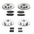 thumbnail image 3 of PowerStop Front and Rear Z23 Evolution Sport Carbon-Fiber Ceramic Brake Pad and Drilled & Slotted Rotor Kit Fits: LEXUS Select Models K5937, 3 of 10