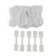 thumbnail image 2 of Paquete de 100 etiquetas adhesivas blancas para joyería, etiquetas de precio, etiquetas adhesivas cuadradas con barra Cuadrado BLESIY Etiquetas de precio de etiqueta de joyería, 2 of 8