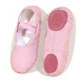 thumbnail image 4 of Missfiona Girl Ballet Dance Shoes Soft Leather Ballet Slippers for Toddler/Little Kid/Big Kid(10M,Pink）, 4 of 5