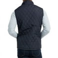 thumbnail image 2 of Men’s Diamond Quilted Puffer Vest Full Zip Up With Zippered Pockets Stand Collar Lightweight Causal Sleeveless Jacket Warmth Fall Winter Menswear Tops, 2 of 2