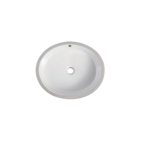 Speakman B-1101-E Westmere 16-9/16" Oval Vitreous China Undermount Bathroom Sink -