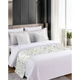 thumbnail image 4 of Xipuska Rustic Wildflowers Bed Runners for Cal King Size Bed, Decorative Bed Throws for Foot of Bed, Spring Pastoral Botanical Floral Bed Runner Sofa Throw Bedding Scarf Slipcover for Bedroom, 4 of 6