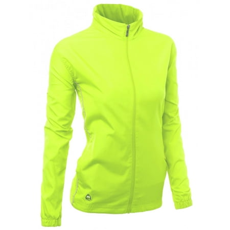 Orange Travel Jacket - FashionOutfit Women's Functional All Weatherproof Outdoor Windbreaker Jacket