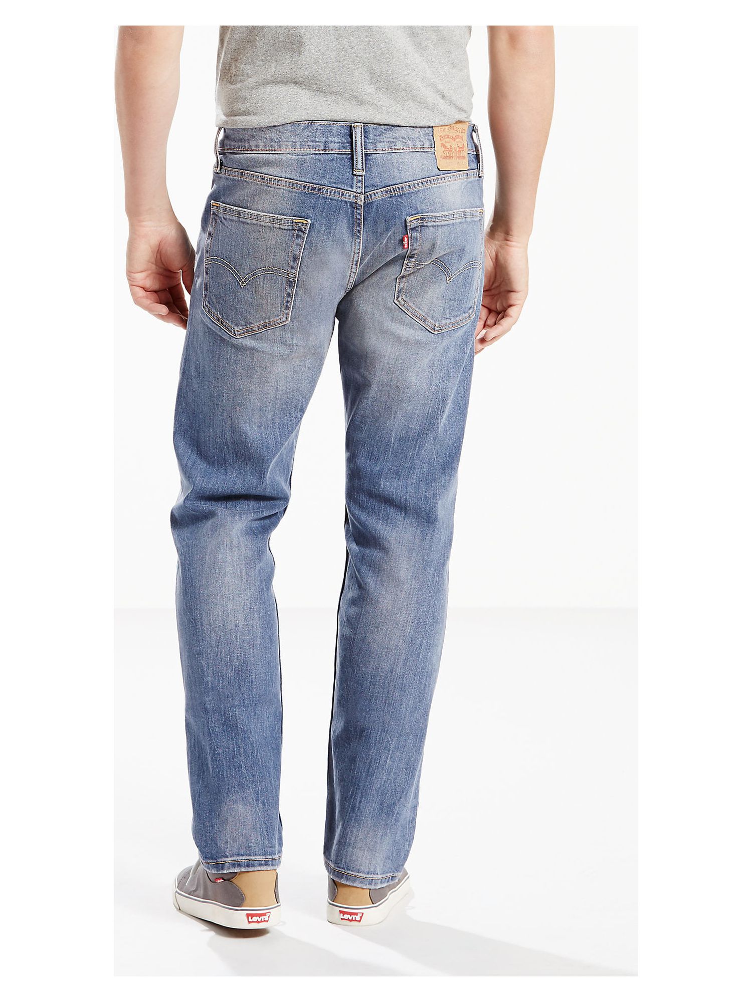 Levi's Mens 502 Regular Fit Stretch Tapered Jeans - image 5 of 7