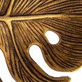 thumbnail image 4 of Creative Co-Op Antique Monstera Leaf Elegance, Gold, 4 of 5