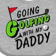 thumbnail image 4 of Inktastic Going Golfing with My Daddy- Kids Golf Boys or Girls Baby Bib, 4 of 4