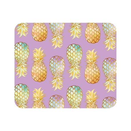UPC: 0731969931493 | OTM Essentials Pink Mouse Pad  Golden Pineapple