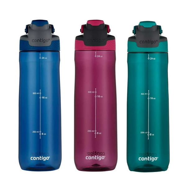Contigo Autoseal 3 Pack Water Bottles Best Pictures and Decription