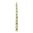 thumbnail image 7 of Xecvkr Candle Romantic Wedding Birthday Valentine Decorative Long Rod Printed Party Table Elegant Odorless Hand Cast 2 Pack Green, 7 of 7