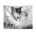 thumbnail image 1 of 1pc 150x100cm Wolf Tapestry Wall Hanging Blanket Backdrop Decor For Home Living Room, 1 of 3