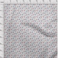 thumbnail image 4 of oneOone Cotton Poplin Twill Light Gray Fabric Floral Diy Clothing Quilting Fabric Print Fabric By Yard 56 Inch Wide, 4 of 4