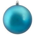 thumbnail image 3 of Northlight 12ct Shatterproof Matte Christmas Ball Ornament Set 4" - Turqioise, 3 of 4