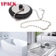 thumbnail image 1 of Tapón de desagüe de bañera con cadena, de goma, para lavabo, para baño y cocina, 1 of 7