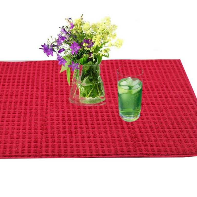 Non-slip Silicone Dish Drying Mat With Expanded Small Flower