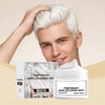 thumbnail image 6 of PiGOGI Temporary Hair Coloring Wax Hairstyle Dyes for Men Women Available In Brown White Blue Apply and Wash Out 50g, 6 of 9