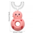 thumbnail image 4 of Minnieouse Cepillo de portátil en forma de U, cepillos de limpieza de de 360 ​​grados con mango, cepillos de para el cuidado de cuidado de los oídos Rosado Minnieouse CE012043-01, 4 of 6