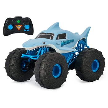 Monster Jam, Official Megalodon Storm All-Terrain Remote Control Monster Truck for Boys and Girls, 1:15 Scale, Kids Toys for Ages 4-6 