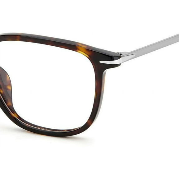 David Beckham DB 7074/F 03MA00 55mm Rectangle Eyeglasses Men's Havana Ruthenium