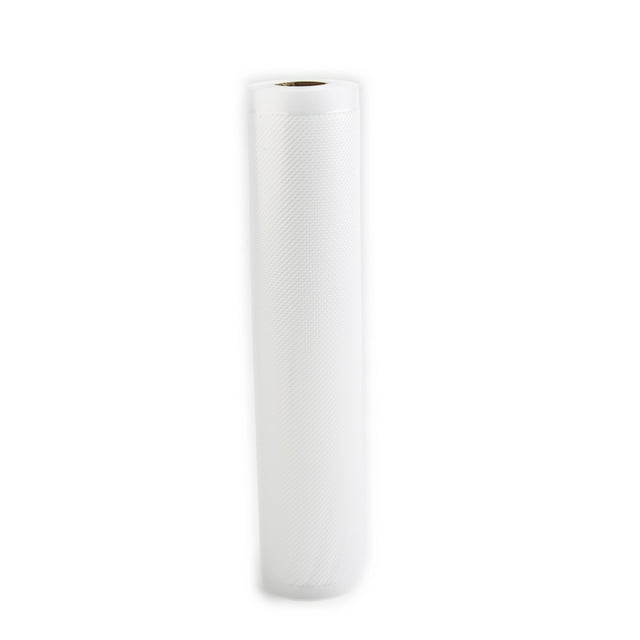 MYG Rouleaux pour Scelleuse sous Vide Alimentaire Sacs de Rangement Embossés pour Machine FoodSaver, Matériau PA+PE, Transparent, Compatible Micro-Ondes, Compatible Réfrigération, Résistant à l'Ébullition, 28*500 cm