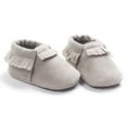 thumbnail image 3 of Newborn Baby Boy Girl Moccasins Shoes Fringe Soft Soled Non-slip Footwear Crib Shoes PU Suede Leather First Walker Shoes, 3 of 5