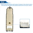 thumbnail image 4 of Interruptor de ventana eléctrica del lado del conductor para Lexus RX330 2005-2006 y RX350 2007-2009 No.8404048140/840400E011, 4 of 7