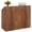 Brown, variant on Fnova 46.46" Reception Desk, Cable Grommet Office Front Desk for Small Business Office, Salon Front Desk, Retail Counter & Commercial Space