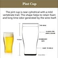thumbnail image 4 of Host Beer Glass  Freezer Gel Chiller Double Wall Plastic Frozen Pint Glass, 4 of 5