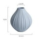 thumbnail image 4 of Jarrón pequeño de cerámica de estilo nórdico, jarrones decorativos para plantas de interior, habitación o boda. Azul, 4 of 9