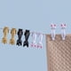 thumbnail image 3 of 4 Uds Clip elástico salón pinzas para la ropa a prueba de viento silla soporte para toallas Clip para silla de piscina Clips para manta silla de playa Clips para toallas Clips para toallas negro 11*4, 3 of 5