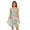 Minimalistic Colorful Leopard, variant on Summer Dresses for Women Strapless Casual Beach Cover Ups Cute Cartoon Butterfly with Flower Tube Top Sundress