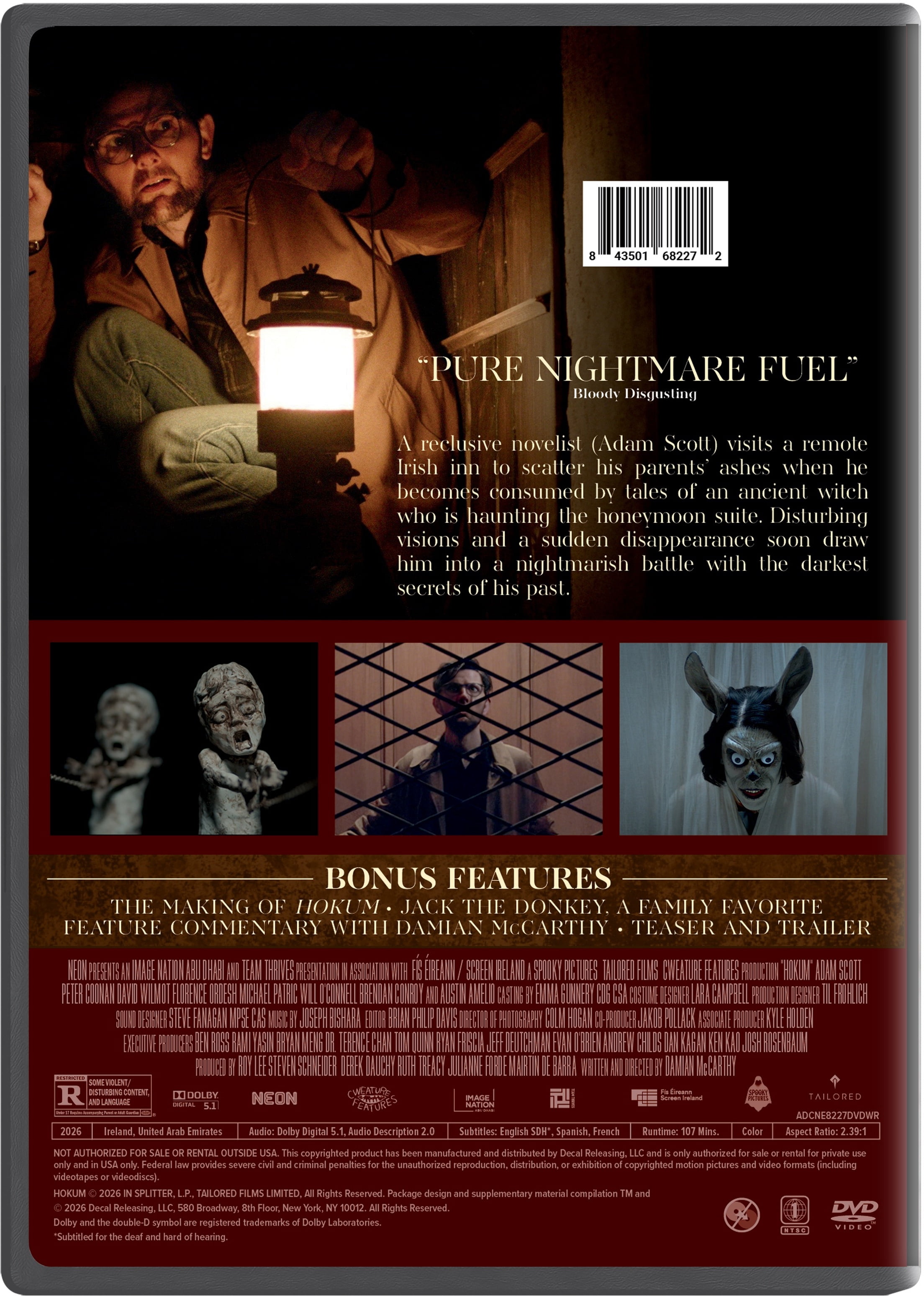 Hokum (DVD) Decal - Neon, Horror