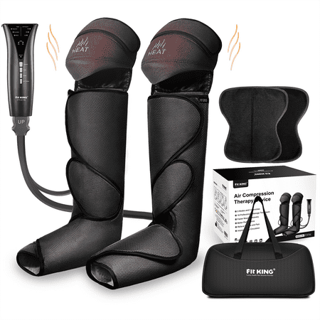 FIT KING Foot and Leg Massager for Circulation with Knee Heat 3 Modes 3 Intensities FT-011A