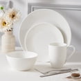 thumbnail image 5 of Silvanest16 Piece Bone China Dinnerware Set, Embossed Plates Bowls, Chip-Resistant, Lightweight, Elegant and Durable, Service for 4, White, 5 of 8