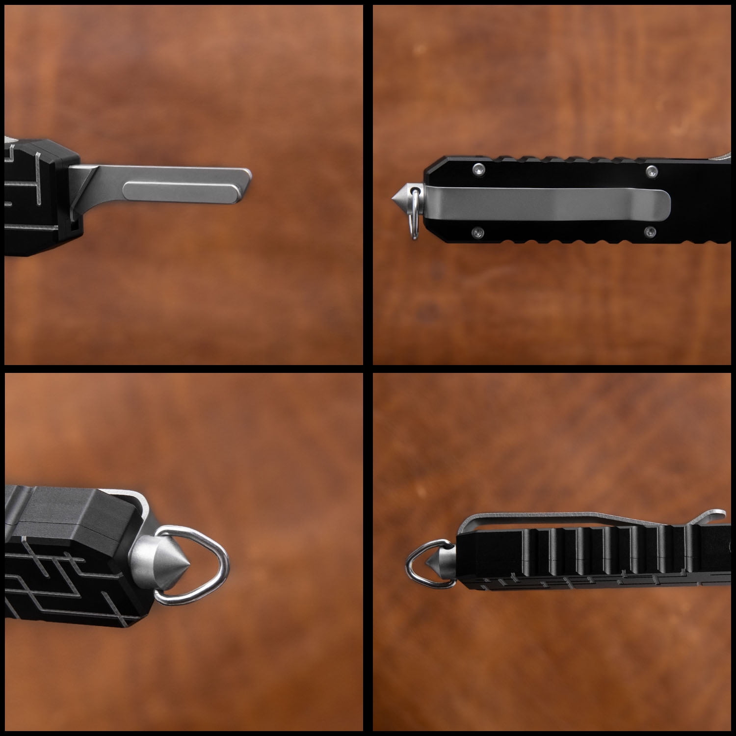 Aluminium Alloy Utility Knife with Clip Box Cutter EDC Scalpel Outdoor Pocket Knife 10pcs #60#24 Carbon Steel Blades