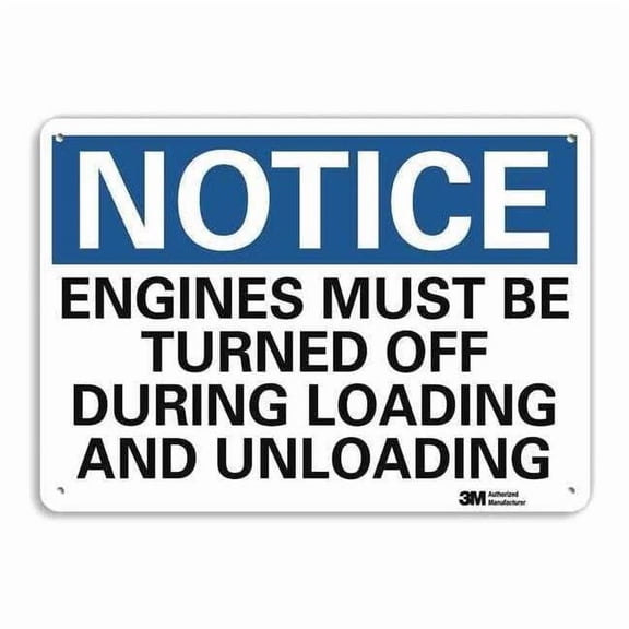 Lyle Notice Sign,10 inx14 in,Aluminum U5-1198-RA_14X10