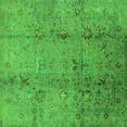 thumbnail image 1 of Ahgly Company Indoor Square Oriental Green Industrial Area Rugs, 3' Square, 1 of 4
