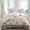 Brown Beige, variant on Farmhouse Animals Set of 4 Bedding Quilt Covers, Forest Eucalyptus Deer Bear Hedgehog 4-Piece Bed Sheet Set with Extra Soft Bed Sheets Quilt Cover Pillowcase, Full