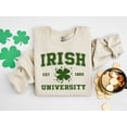 thumbnail image 2 of Irish University Sweatshirt, Love St Patrick's Day Sweatshirt, Cute St Patrick's Day Tee, Patrick's Green Sweatshirt, So Luckin' Boujee 1650913948, 2 of 4