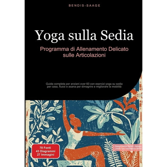 Yoga sulla Sedia: Programma di Allenamento Delicato sulle Articolazioni: Guida completa per anziani over 60 con esercizi, (Paperback)
