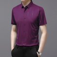 thumbnail image 5 of Men's Casual Lapel Striped POLO Shirt, 5 of 8