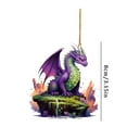 thumbnail image 3 of Less Than 5 Hangs 2D Flat Pendant Decorative Acrylic Decorative Pendant Auto Accessories Interior Rearview Cute Cartoon, 3 of 5