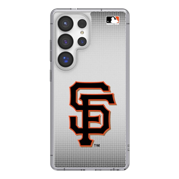 San Francisco Giants Linen Logo Galaxy Clear Case